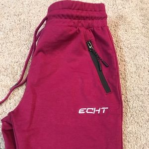 ECHT Boysenberry Tapered Joggers New XS